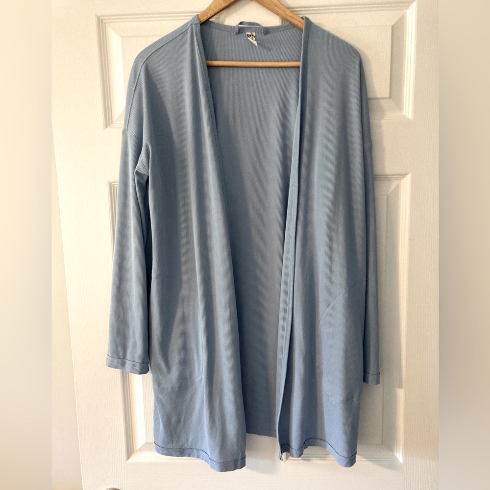 Intimately Free People Soft Blue Open Robe - Size XS